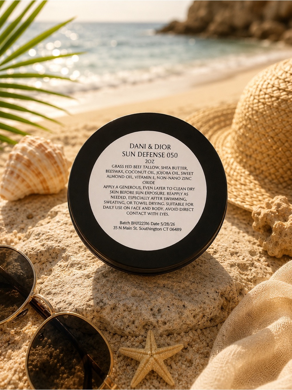 Sun Defense 050 - All Natural Mineral Daily Protection Cream 2oz